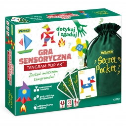 42522 - Play&Fun Secret Pocket Tangram Pop Art gra sensoryczna