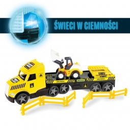 36430 - Magic Truck Technic laweta ze spychaczem