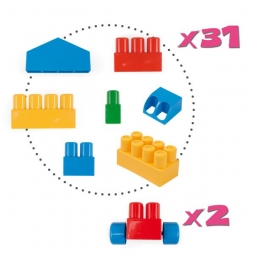 41581 - Klocki Middle Blocks  33 el.